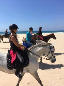 ranch Siesta Los Rubios beach riding in Tarifa on a day trip