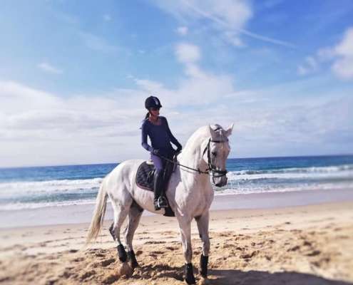 ranch Siesta Los Rubios beach riding in Tarifa on a day trip