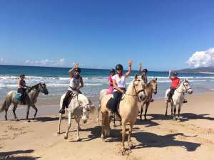 ranch Siesta Los Rubios beach riding in Tarifa on a day trip