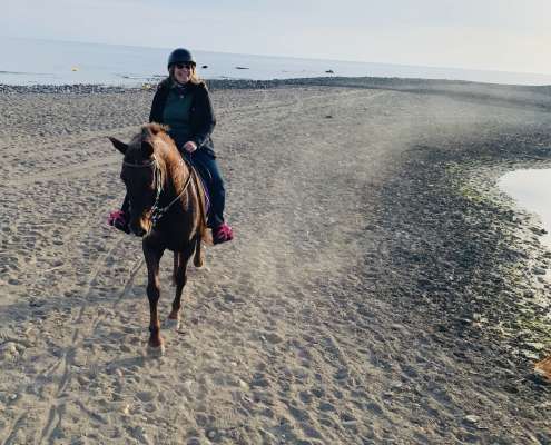 Horse riding on the beach in Estepona Ranch Siesta Los Rubios