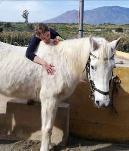 THE BEATLES John, Paul, Ringo & George at Ranch Siesta Los Rubios riding stables Estepona