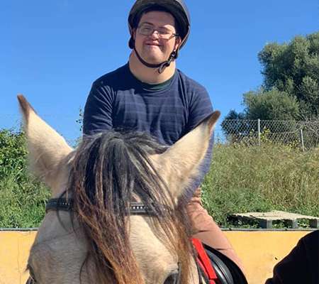 Ranch Siesta Los Rubios Estepona horse riding stables Aprona disabilities group visits