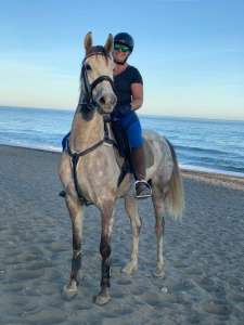 Beach and bar ride with Ranch Siesta Los Rubios horse riding stables in Estepona