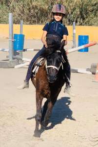 Ranch Siesta Los Rubios riding lessons for children in Estepona