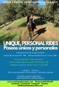 Horse riding near Estepona