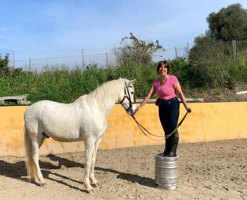 THE BEATLES John, Paul, Ringo & George at Ranch Siesta Los Rubios riding stables Estepona