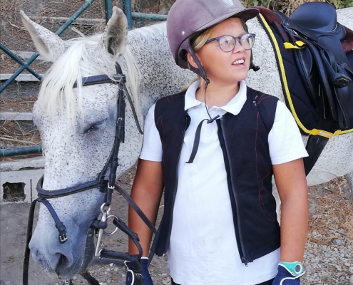 Hope the rescue horse at Ranch Siesta Los Rubios