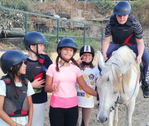 Birthday party fun at private pony party Ranch Siesta Los Rubios, Estepona