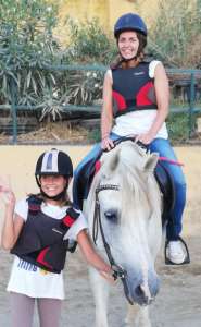 Birthday party fun at private pony party Ranch Siesta Los Rubios, Estepona