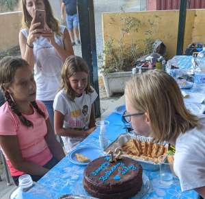 Birthday party fun at private pony party Ranch Siesta Los Rubios, Estepona