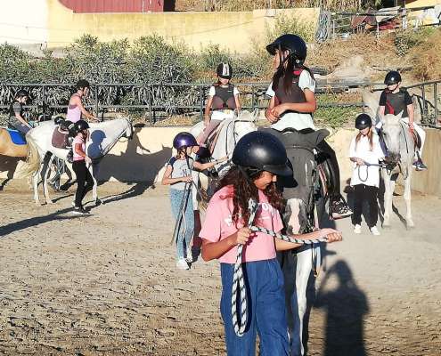 Birthday party fun at private pony party Ranch Siesta Los Rubios, Estepona