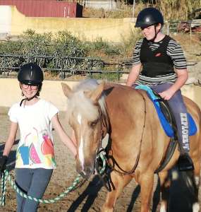 Birthday party fun at private pony party Ranch Siesta Los Rubios, Estepona