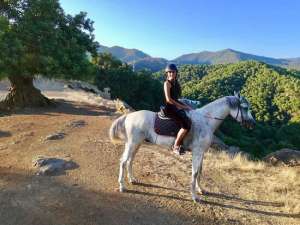 Happy horses and riders at Ranch Siesta Los Rubios Estepona