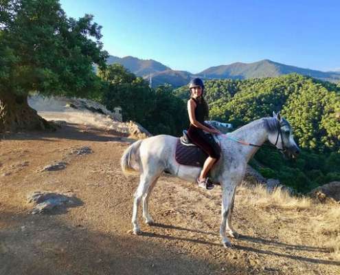 Happy horses and riders at Ranch Siesta Los Rubios Estepona