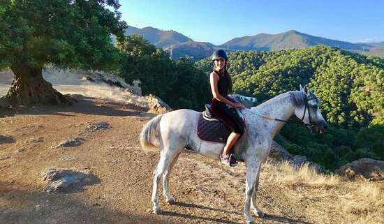 Happy horses and riders at Ranch Siesta Los Rubios Estepona