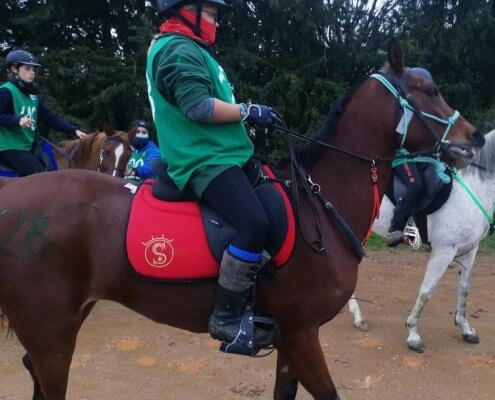 Jazmin Grahm endurance riding Andalucia youth team 3 at Ranch Siesta Los Rubios Dec 20