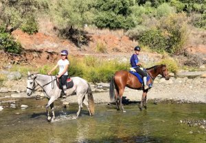 River riding horse riding Estepona