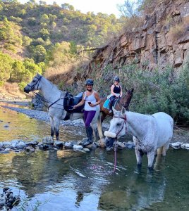 River riding horse riding Estepona