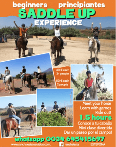 Saddle Up Experience Ranch Siesta Los Rubios Estepona